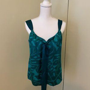 Dark green blouse tank
